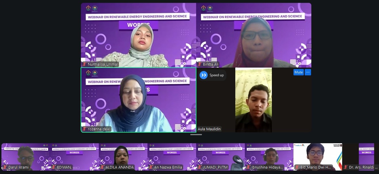 Mahasiswa Magister Teknik Energi Terbarukan Unimal Gelar WOREES, Bahas Energi Berkelanjutan di Sektor Konstruksi