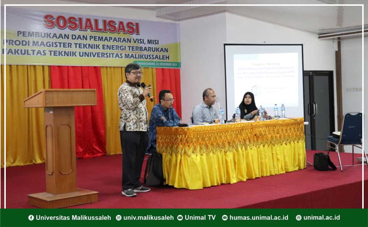 Sosialisasi Pembukaan Program Magister Teknik Energi Terbarukan